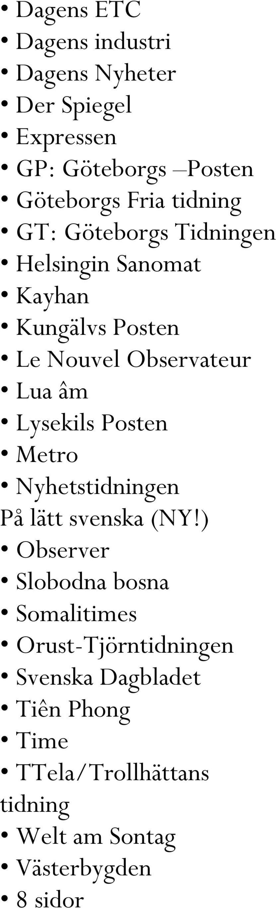 Lysekils Posten Metro Nyhetstidningen På lätt svenska (NY!