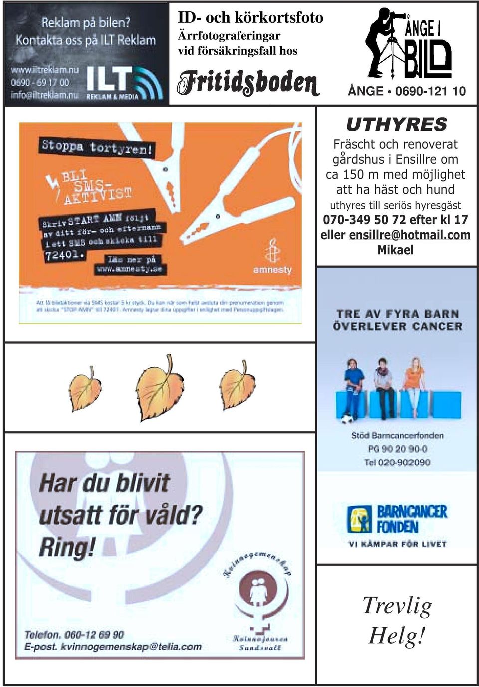 150 m med möjlighet att ha häst och hund uthyres till seriös hyresgäst