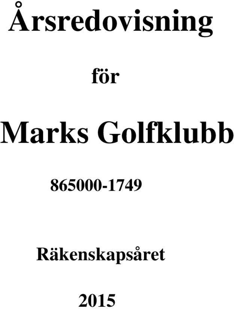 Golfklubb