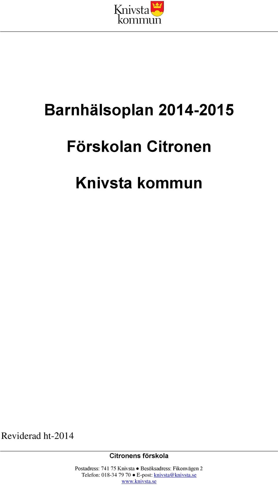 Förskolan Citronen