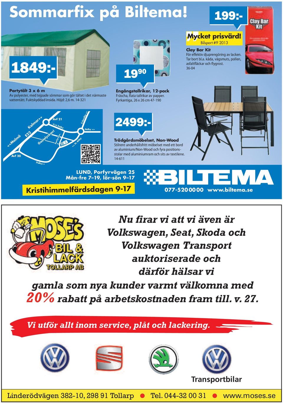 Fyrkantiga, 26 x 26 cm 47-190 <<Malmö Avf 20 Kalmar>> E22 Gastelyckan! Avf 21 V16 Dalby Porfyrnav. << St. Råby S.