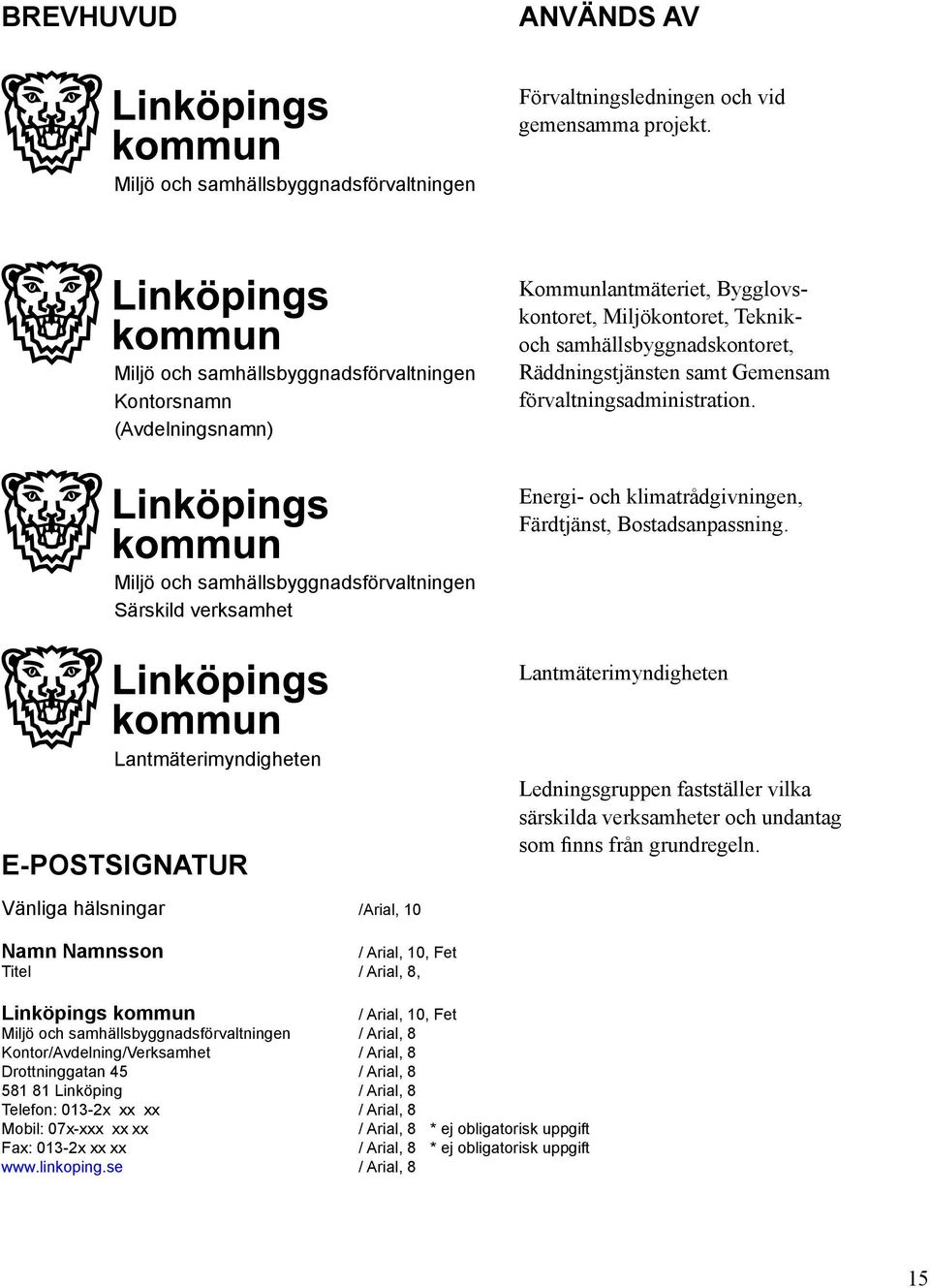 Räddningstjänsten samt Gemensam förvaltningsadministration. Energi- och klimatrådgivningen, Färdtjänst, Bostadsanpassning.