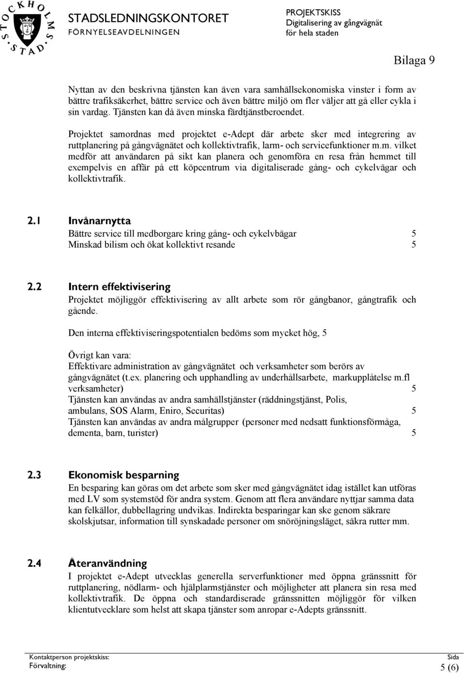 Projektet samo