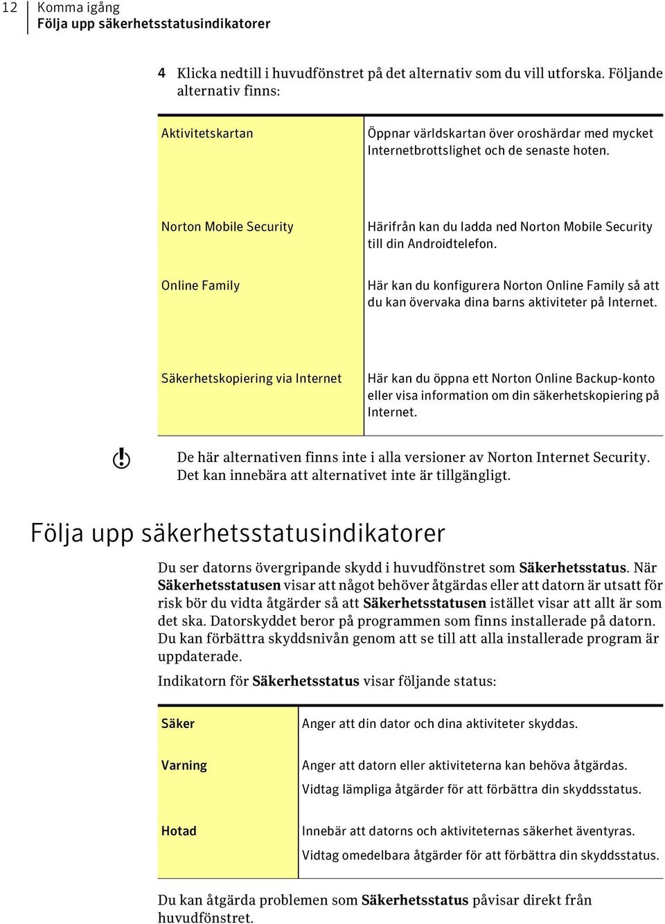 Norton Mobile Security Härifrån kan du ladda ned Norton Mobile Security till din Androidtelefon.
