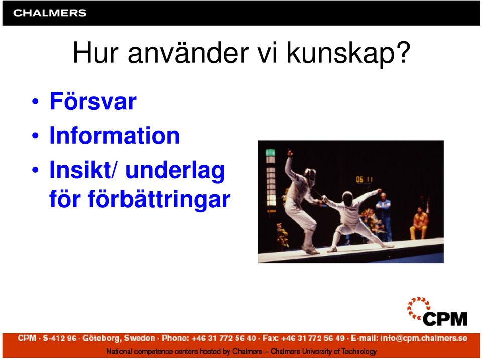 Försvar Information