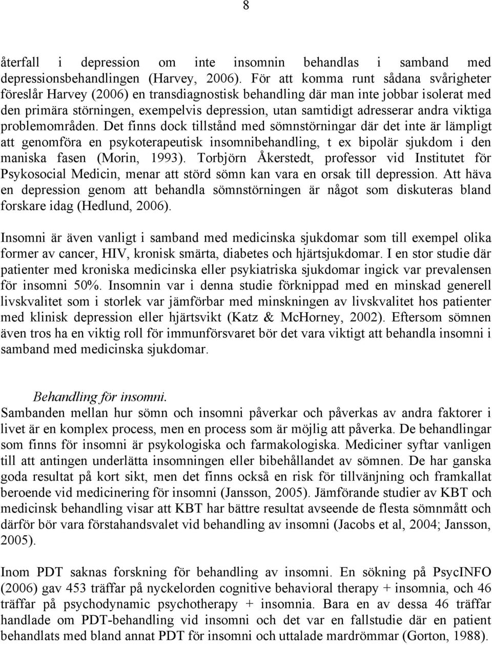 andra viktiga problemområden.
