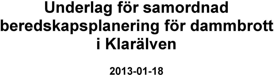 beredskapsplanering