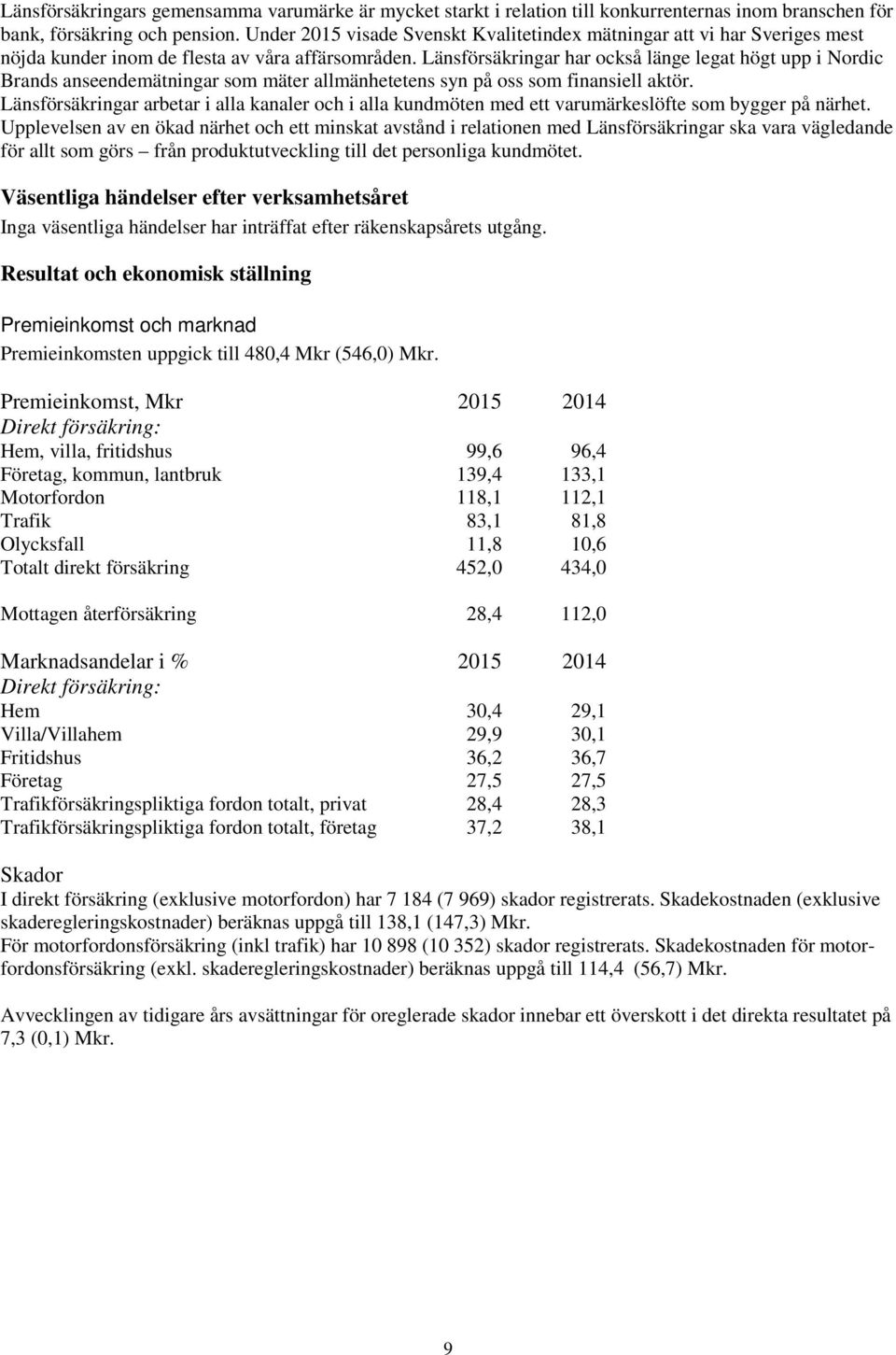 Länsförsäkringar har också länge legat högt upp i Nordic Brands anseendemätningar som mäter allmänhetetens syn på oss som finansiell aktör.