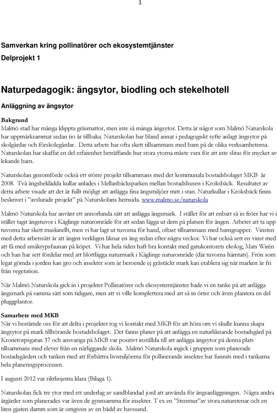 Detta arbete har ofta skett tillsammans med barn på de olika verksamheterna.