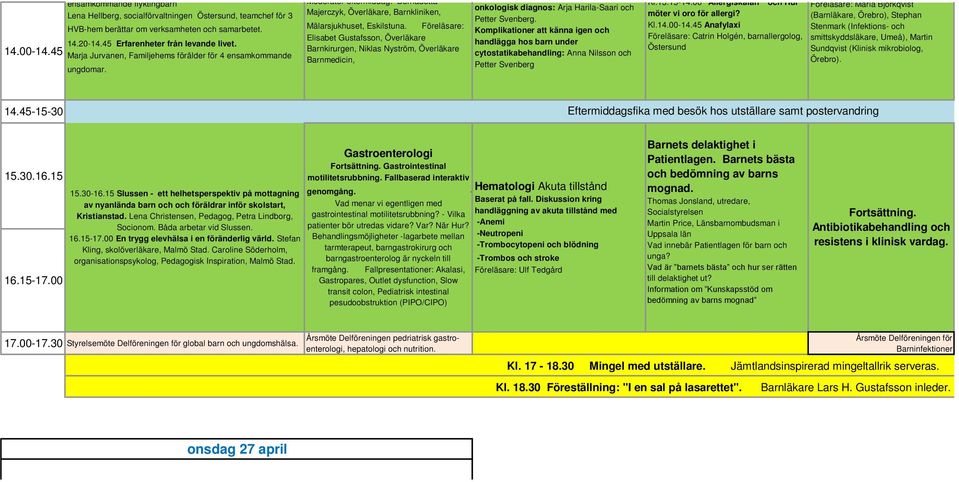 samarbetspartners med ensamkommande flyktingbarn Lena Hellberg, socialförvaltningen Östersund, teamchef för 3 HVB-hem berättar om verksamheten och samarbetet. 14.20-14.