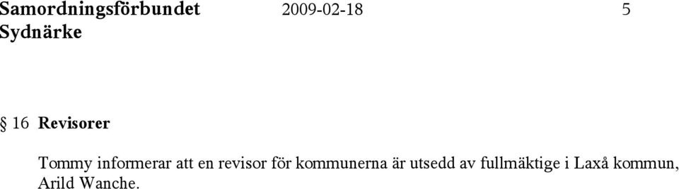 revisor för kommunerna är utsedd av