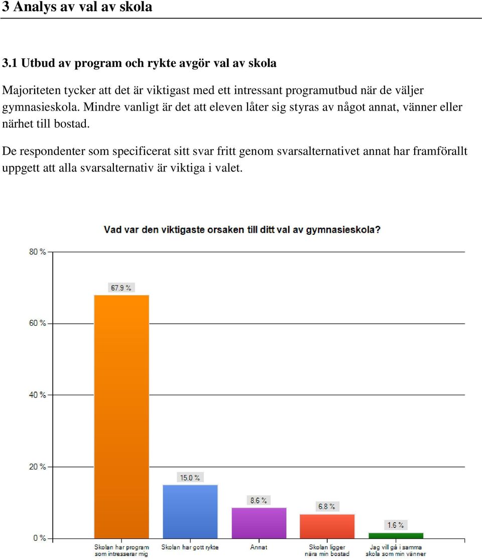 intressant programutbud när de väljer gymnasieskola.