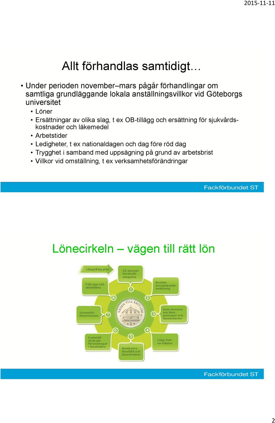 sjukvårdskostnader och läkemedel Arbetstider Ledigheter, t ex nationaldagen och dag före röd dag Trygghet i samband