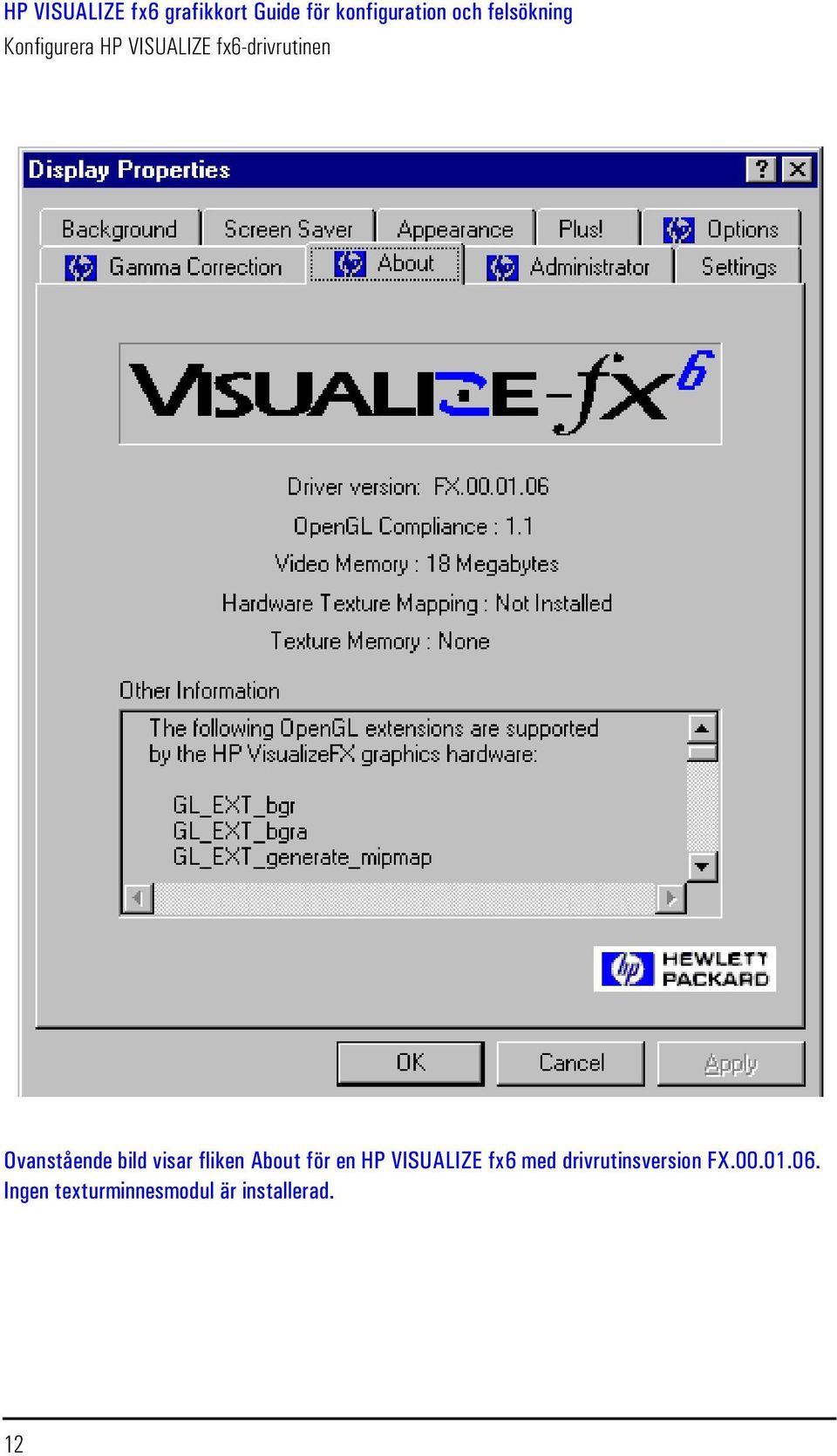 VISUALIZE fx6 med drivrutinsversion FX.00.01.