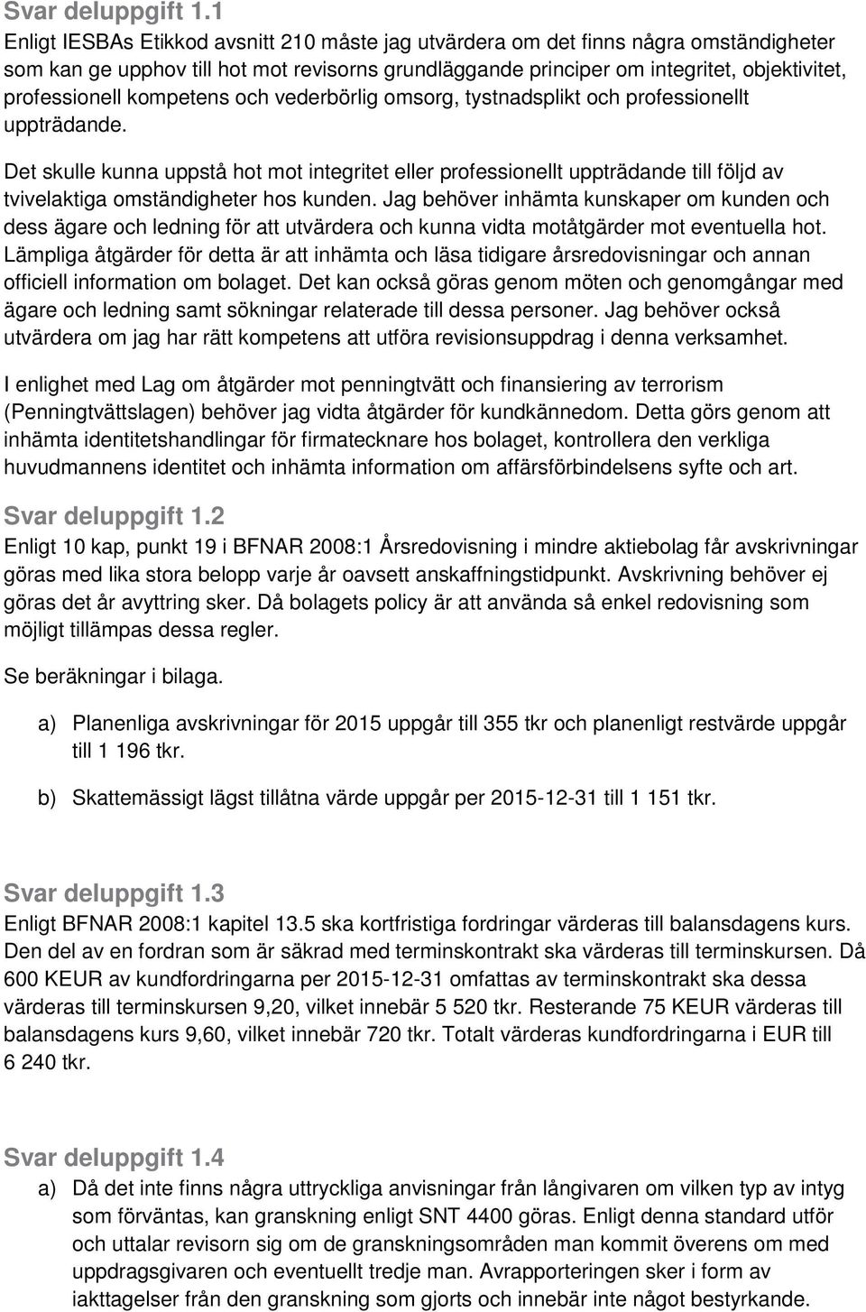 kompetens och vederbörlig omsorg, tystnadsplikt och professionellt uppträdande.