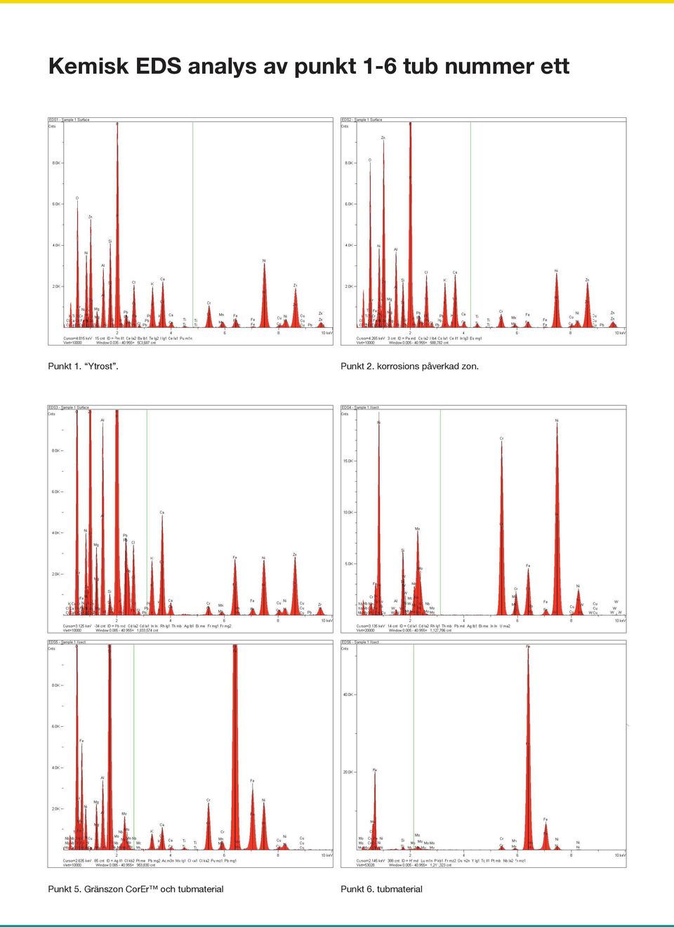 korrosions påverkad zon. Punkt 5.