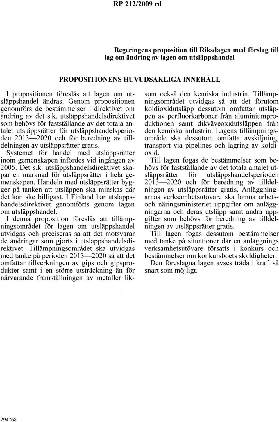 ivet om ändring av det s.k.