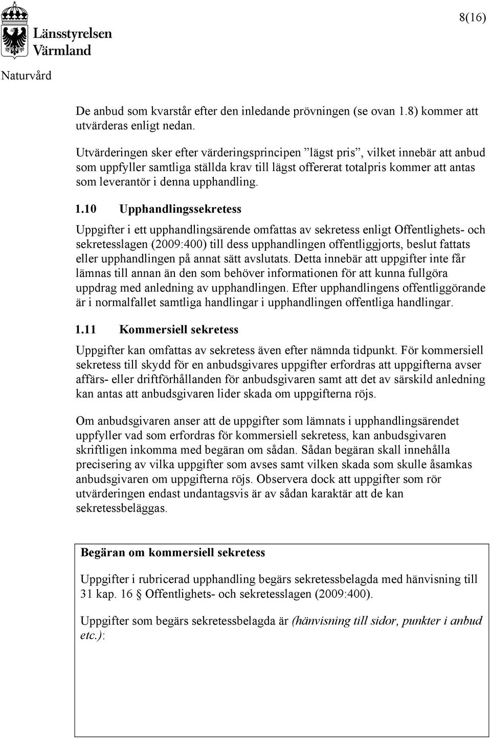 upphandling. 1.
