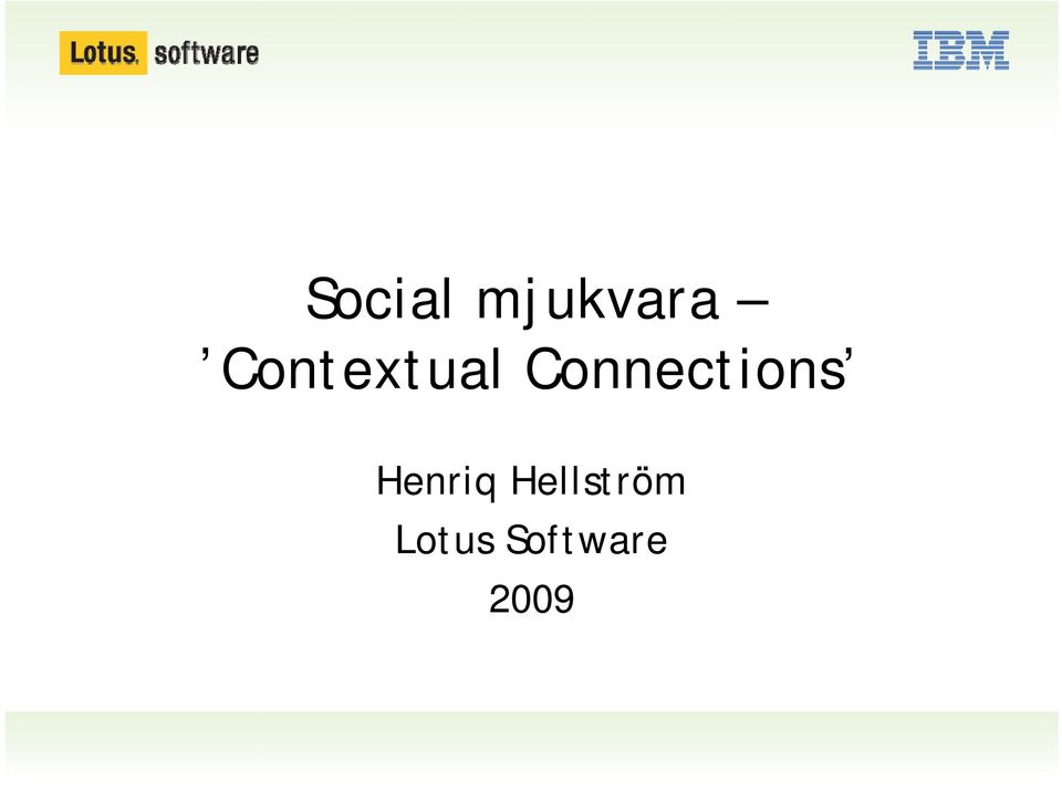 Connections Henriq