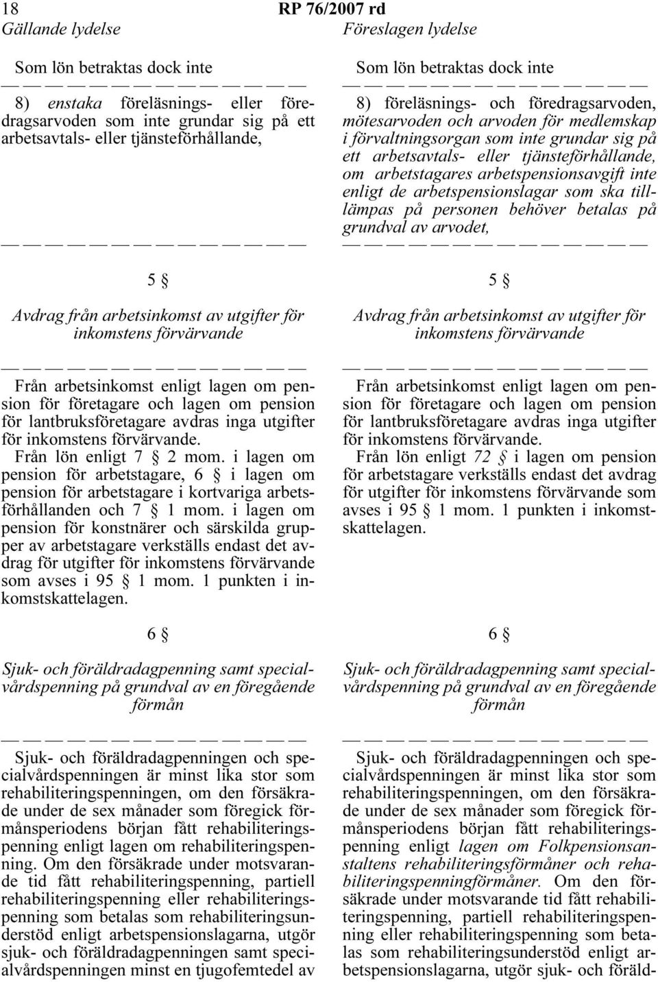 förvärvande. Från lön enligt 7 2 mom. i lagen om pension för arbetstagare, 6 i lagen om pension för arbetstagare i kortvariga arbetsförhållanden och 7 1 mom.