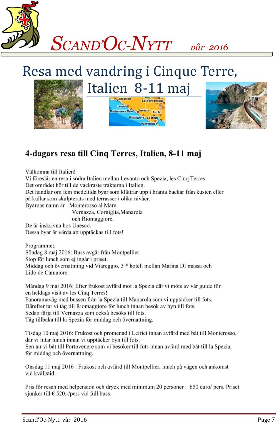 Italién 8-11 maj
