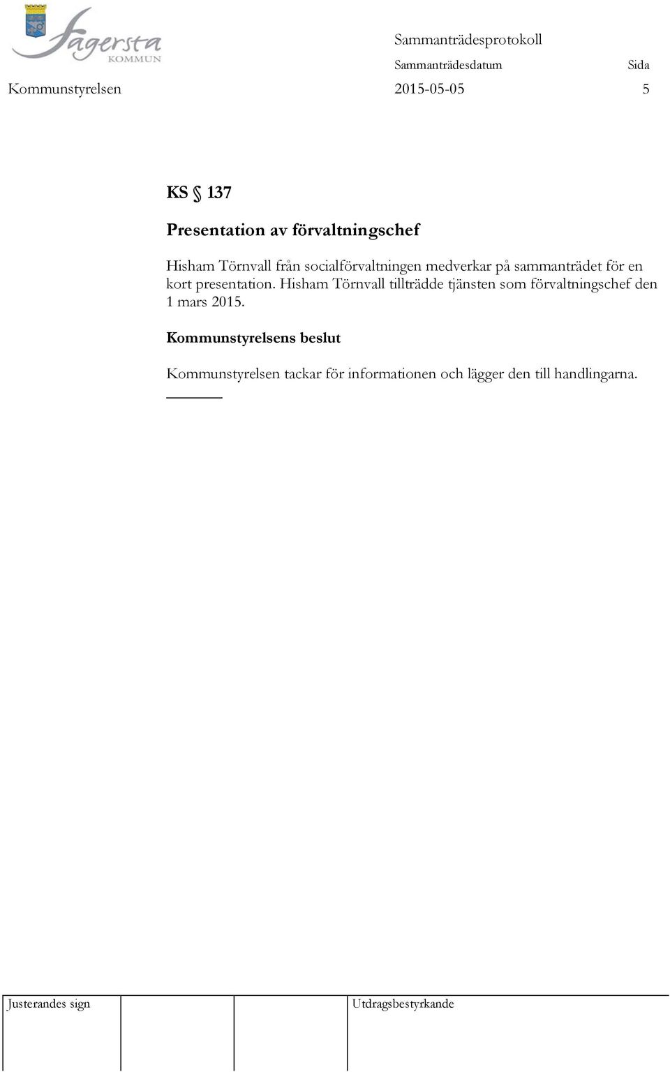 presentation.