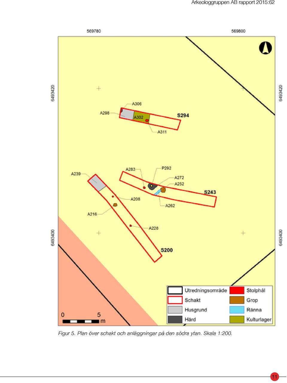 Plan över schakt och
