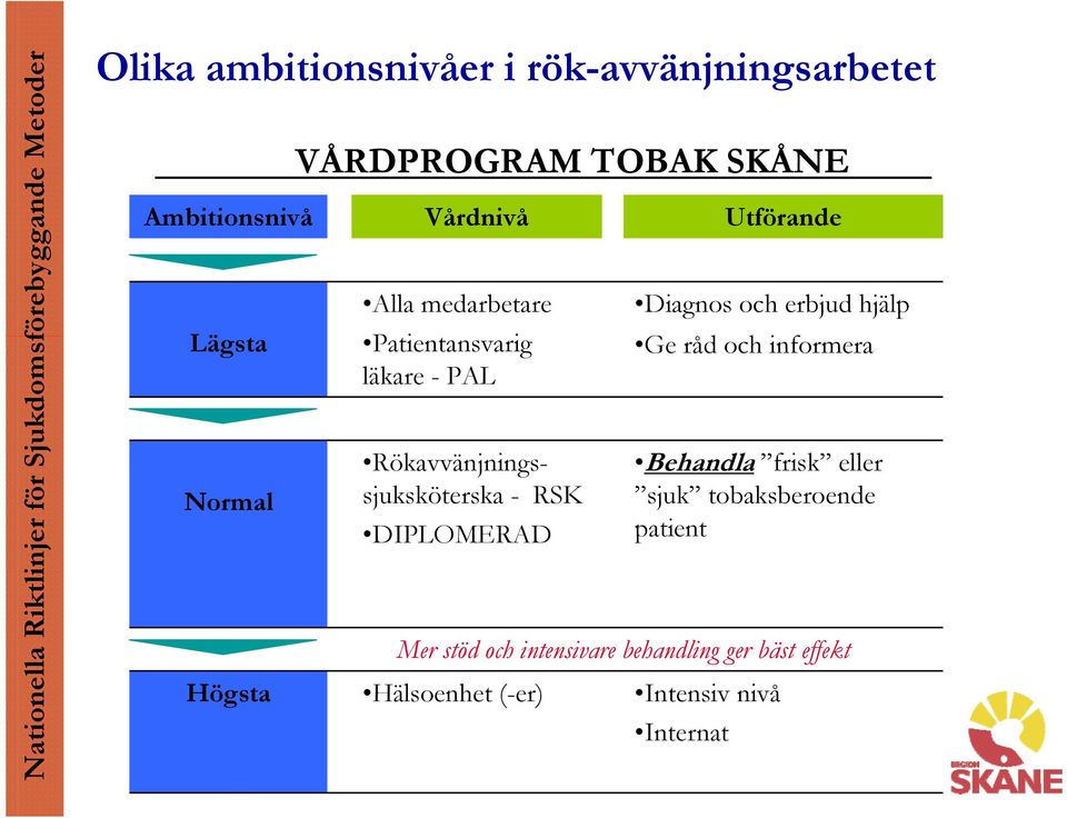DIPLOMERAD Mer stöd och intensivare behandling ger bäst effekt Hälsoenhet (-er) Utförande Diagnos