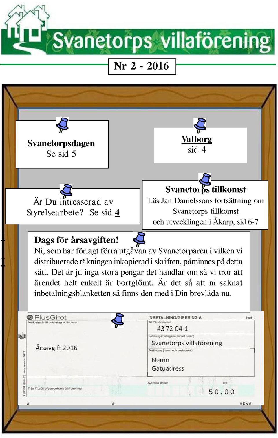 årsavgiften!