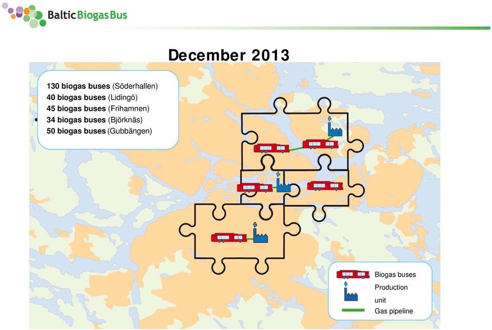 34 December biogas buses (Björknäs) 2013 50 biogas
