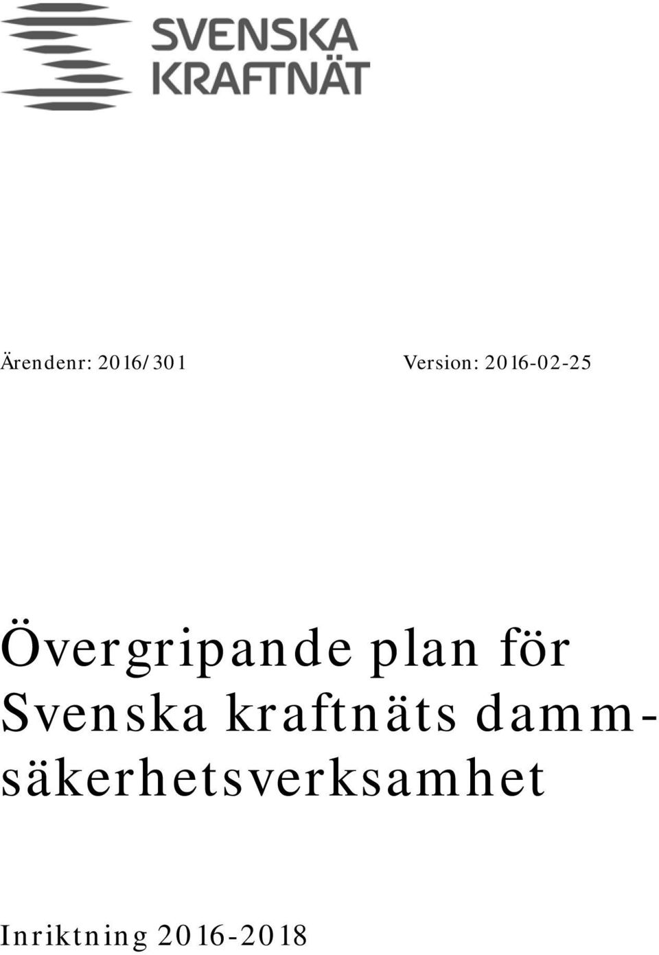 för Svenska kraftnäts