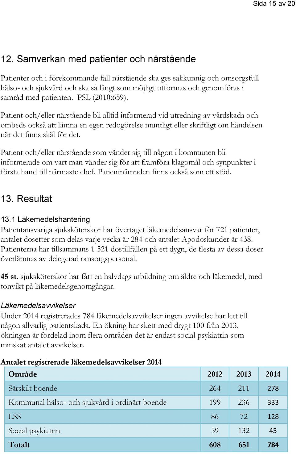 med patienten. PSL (2010:659).