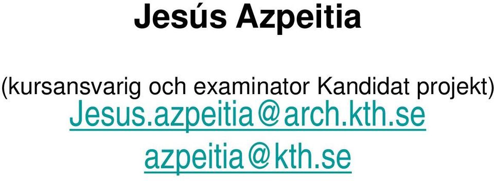 examinator Kandidat
