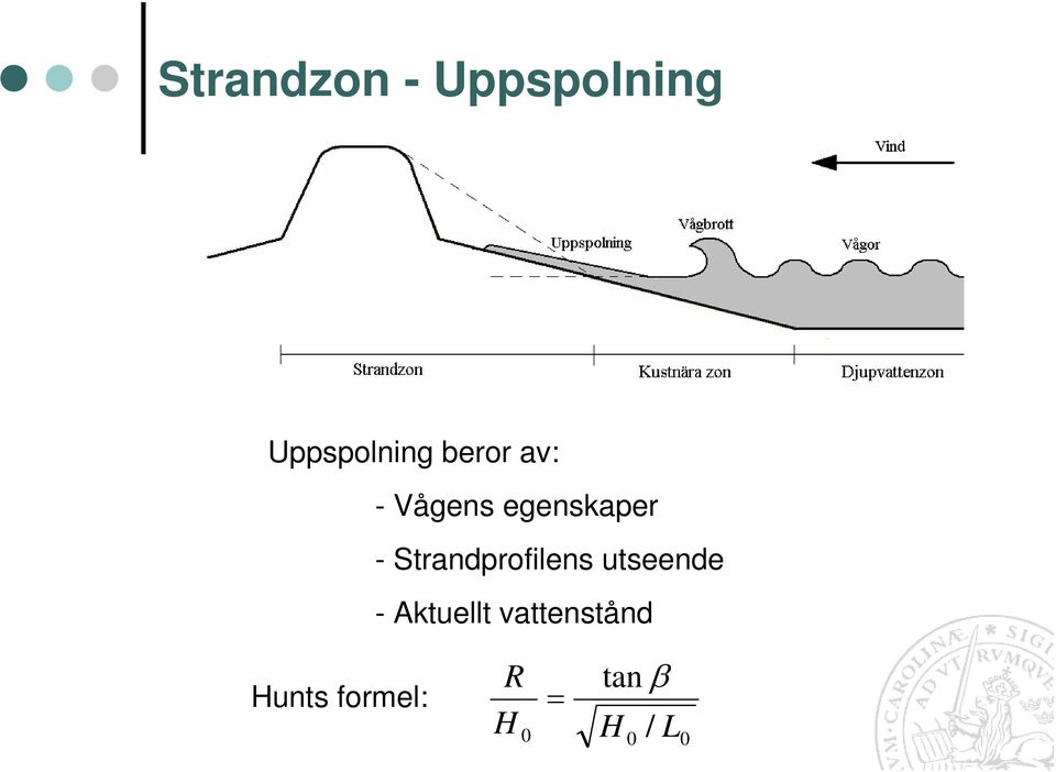 Strandprofilens utseende - Aktuellt