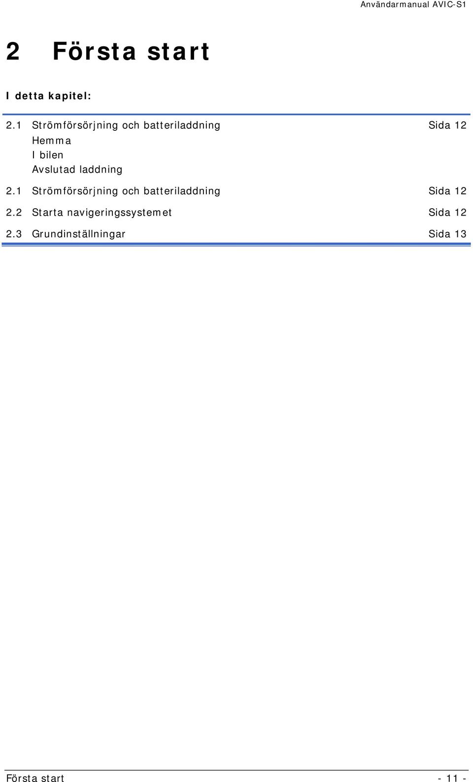 Avslutad laddning 2.