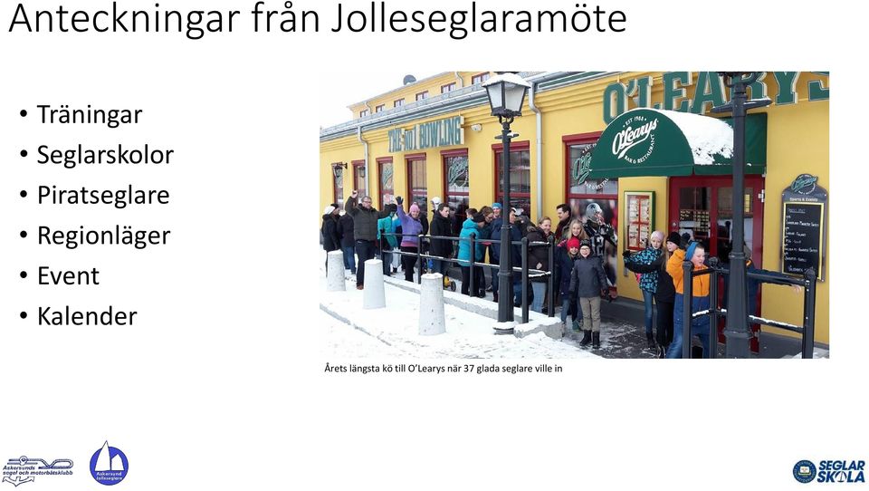 Regionläger Event Kalender Årets