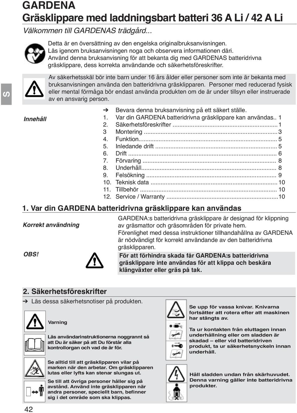 GARDENA D GB F NL S DK N FIN I E H CZ /BIH. 36 A Li Art A Li Art PDF Free  Download