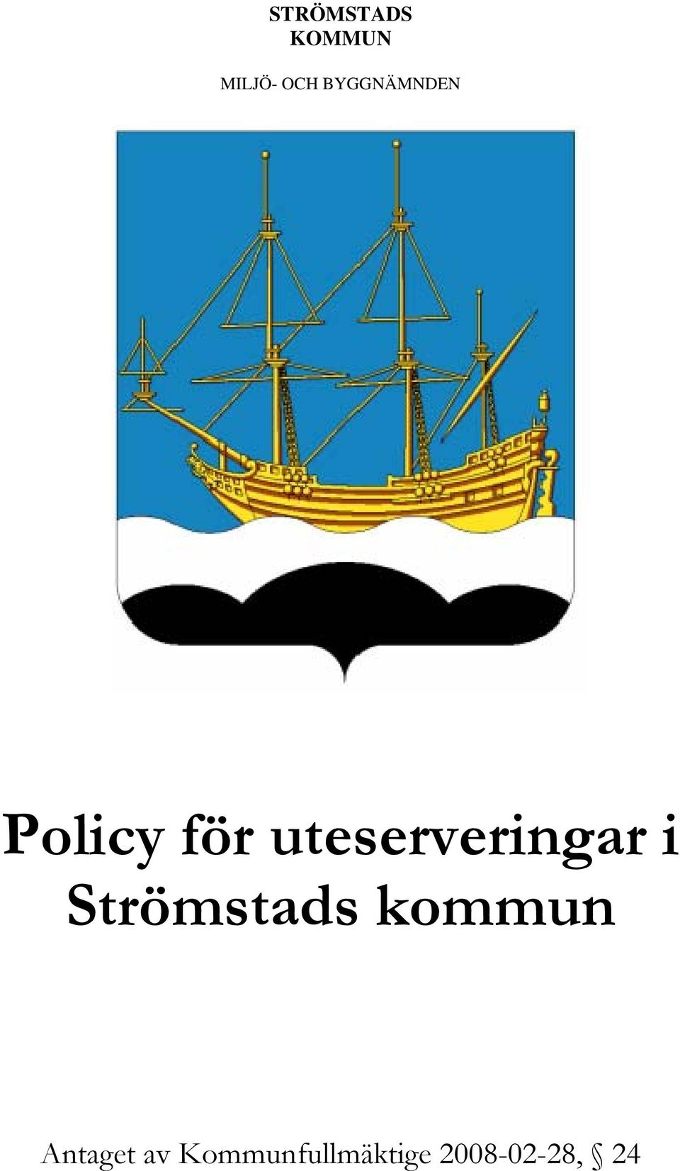 uteserveringar i Strömstads