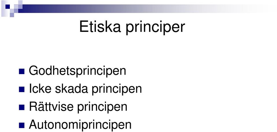 skada principen