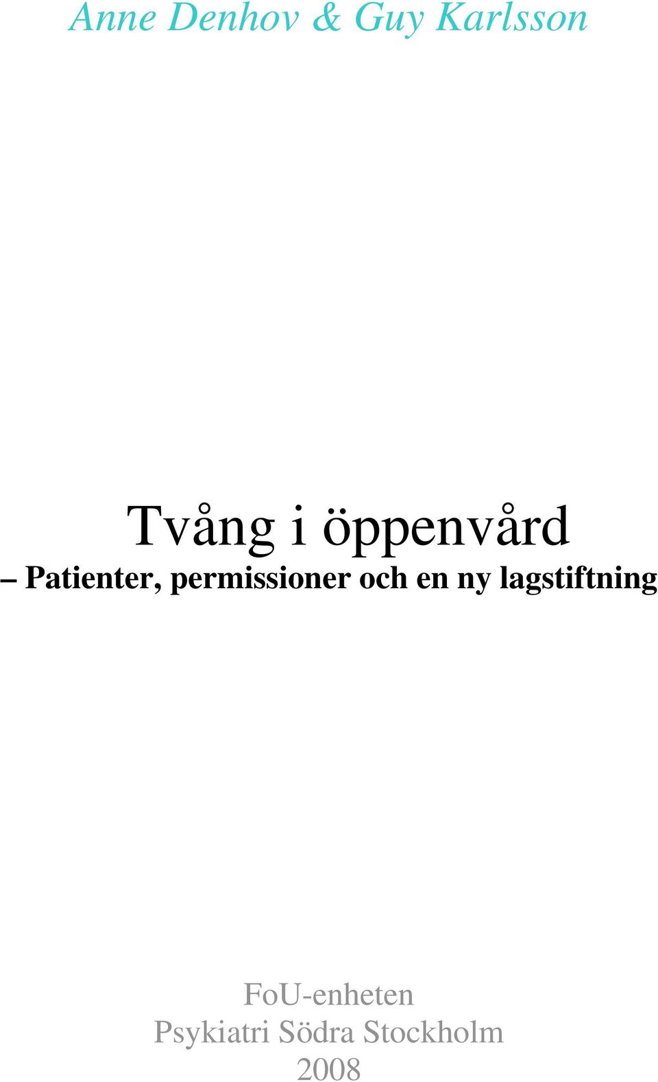 permissioner och en ny