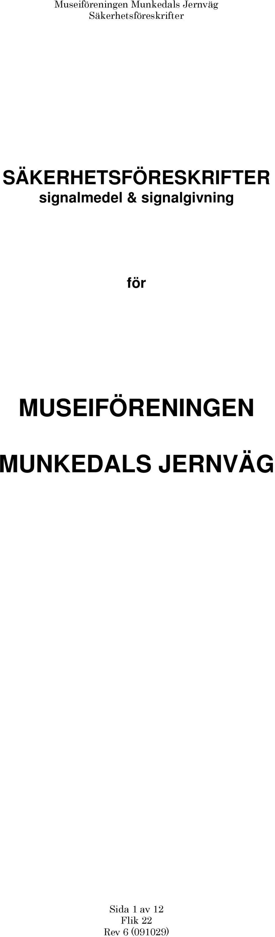 signalgivning för