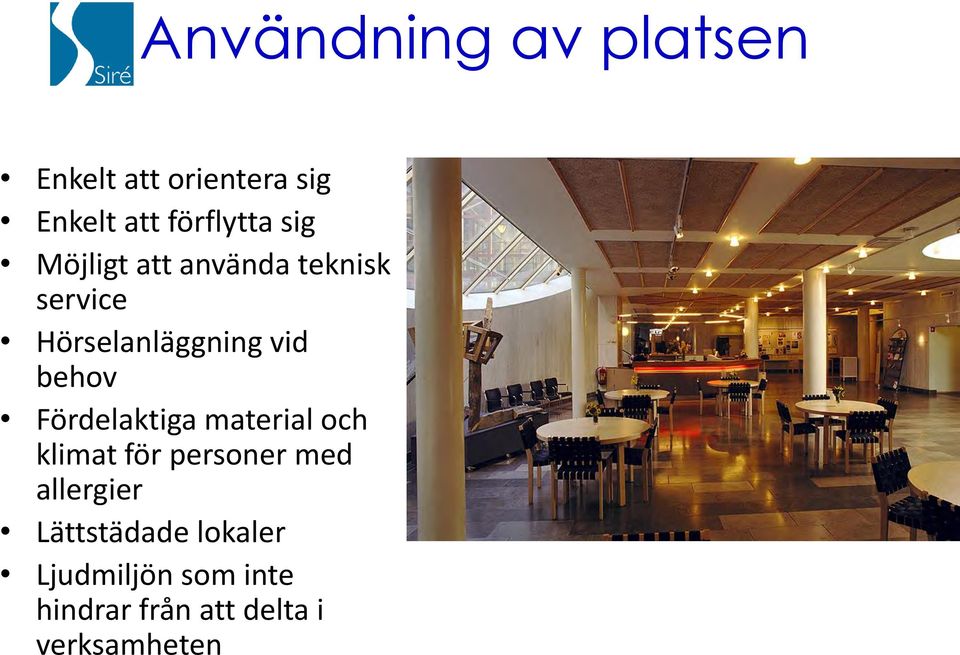 Fördelaktiga material och klimat för personer med allergier