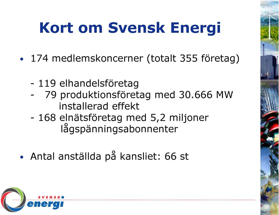 30.666 MW installerad effekt - 168 elnätsföretag med 5,2