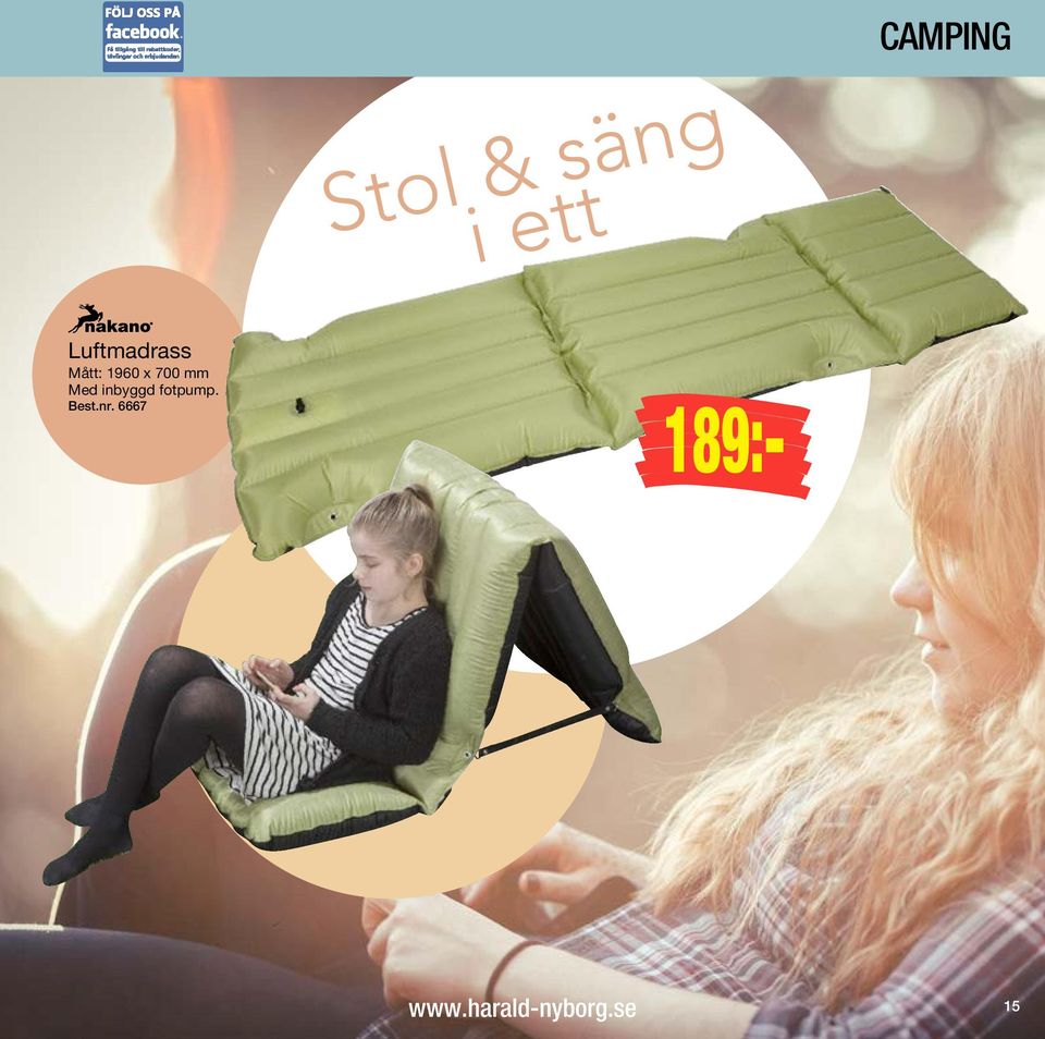 2299: CAMPING. Utrustning till camping, festival, picknick 2299: CAMPING. Utrustning till camping, festival, picknick