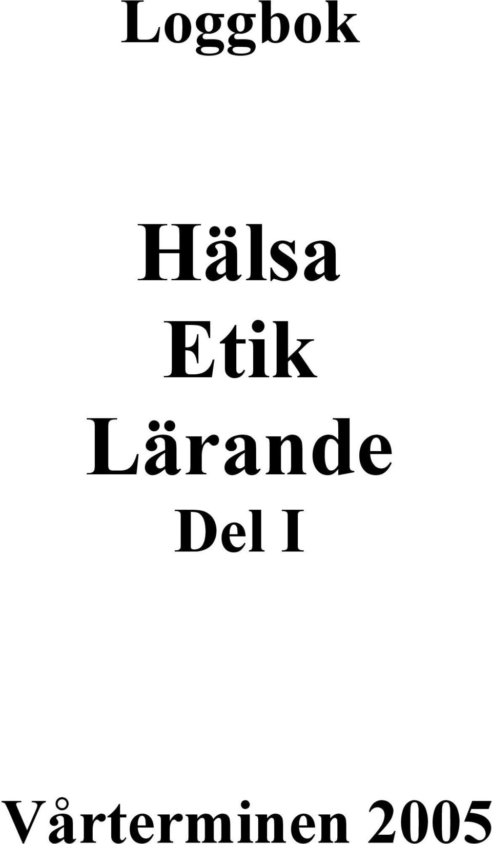 Lärande Del