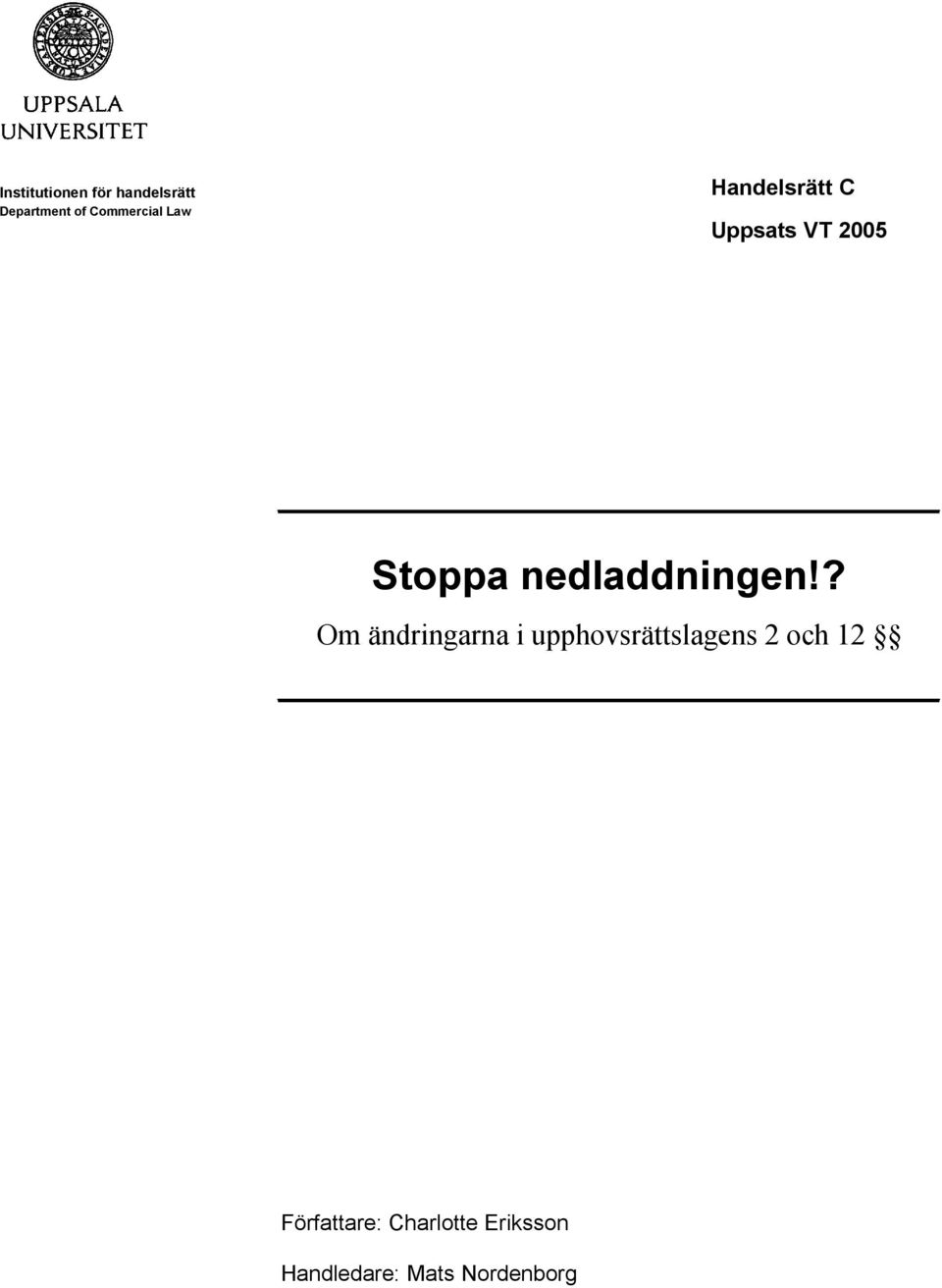 nedladdningen!