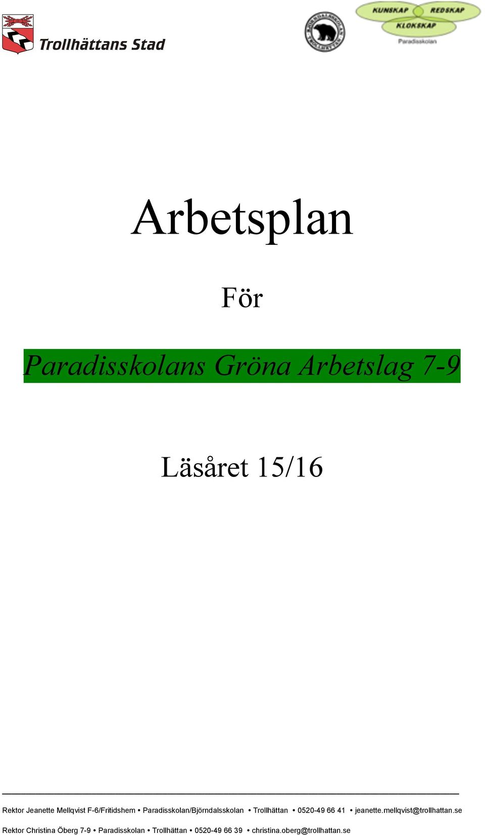 Gröna Arbetslag