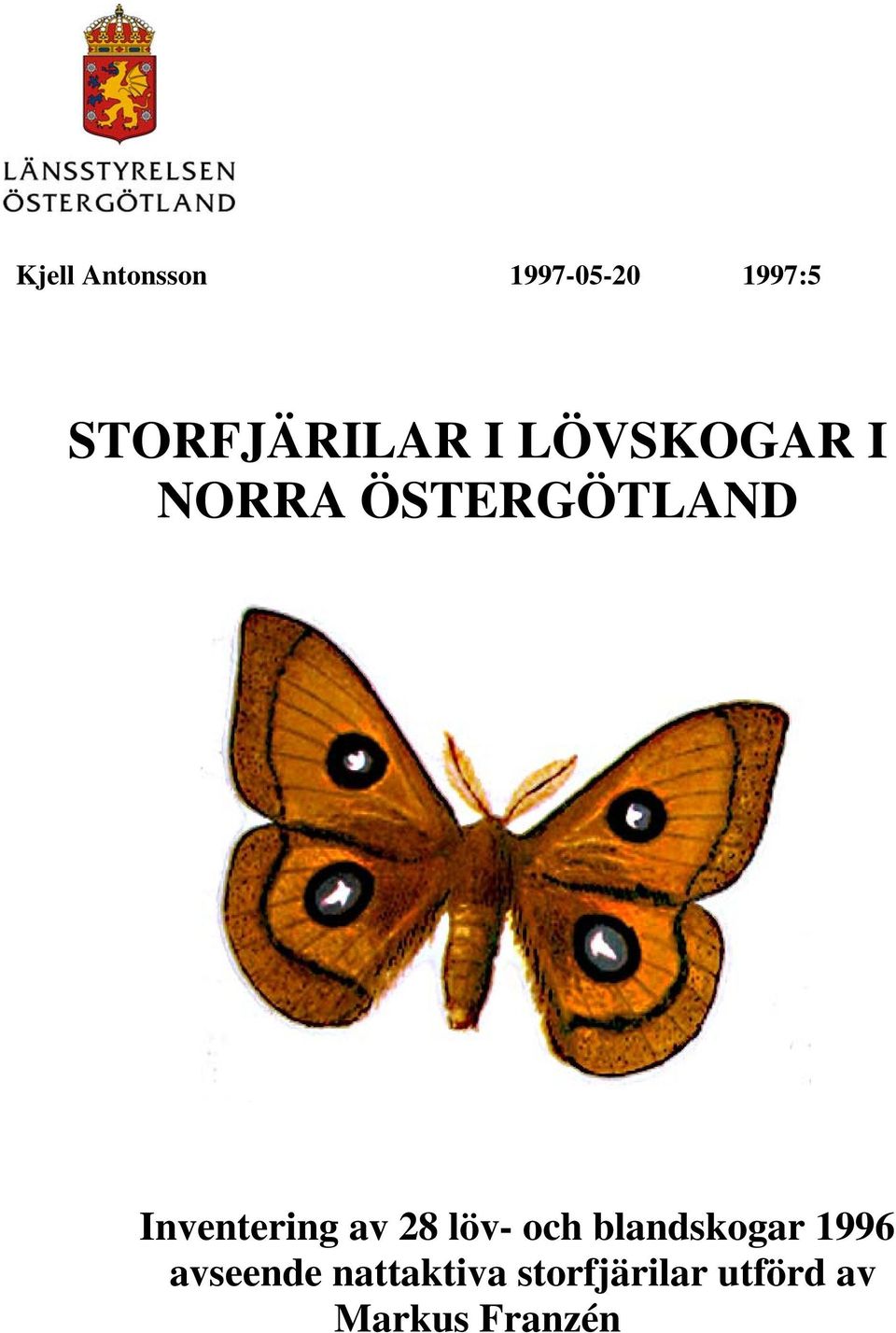 Inventering av 28 löv- och blandskogar 1996