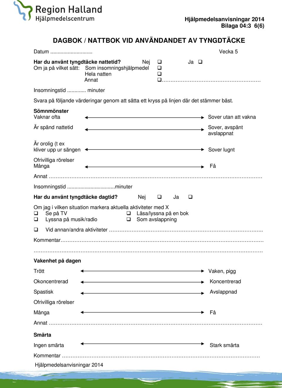 använt tyngdtäcke dagtid?