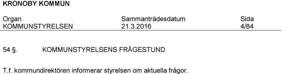 kommundirektören